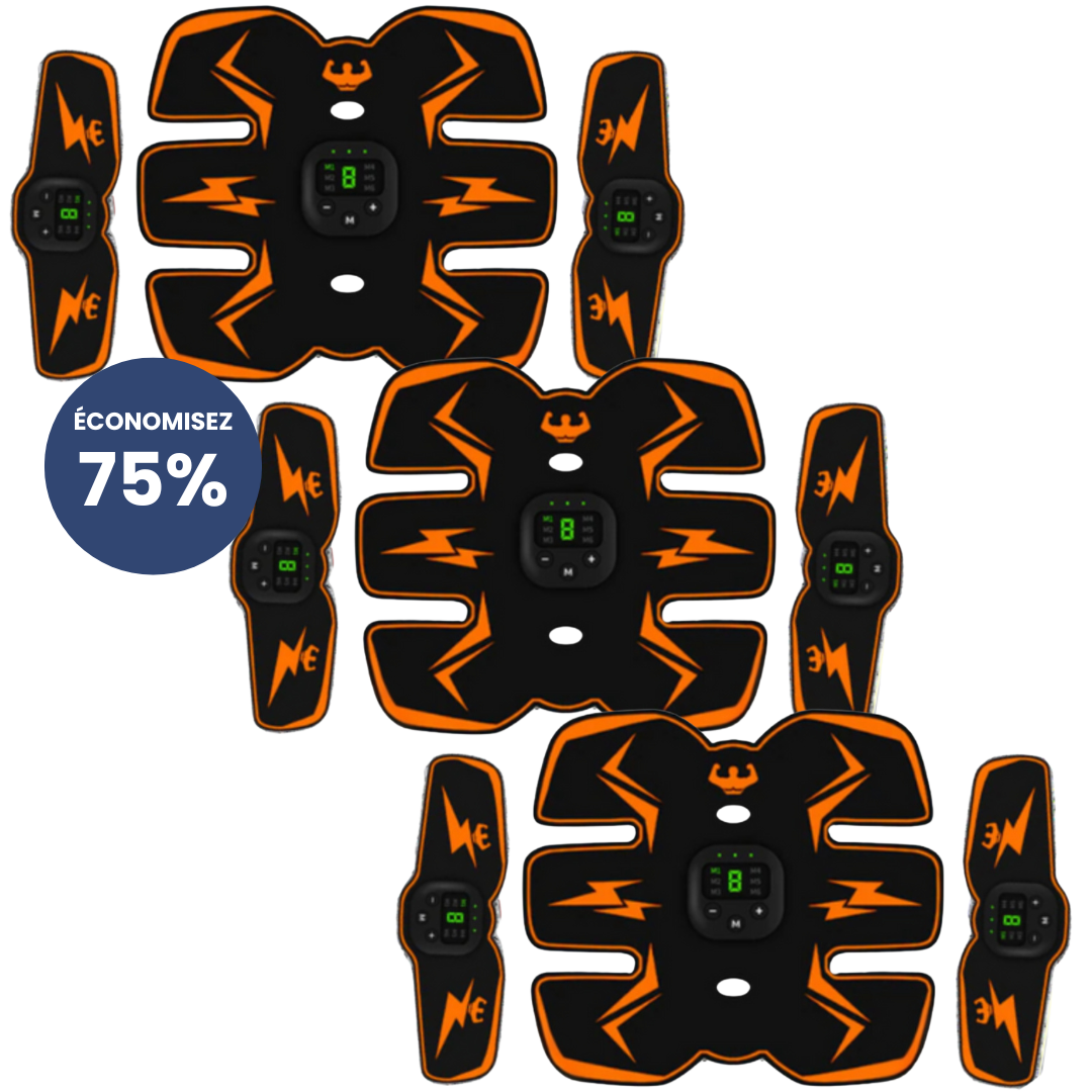 ÉlectroTonus™ | Sculpteur de Silhouette | Brûlez la graisse abdominale 94 % plus rapidement en seulement 10 jours !