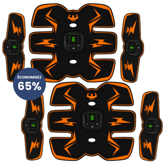 ÉlectroTonus™ | Sculpteur de Silhouette | Brûlez la graisse abdominale 94 % plus rapidement en seulement 10 jours !