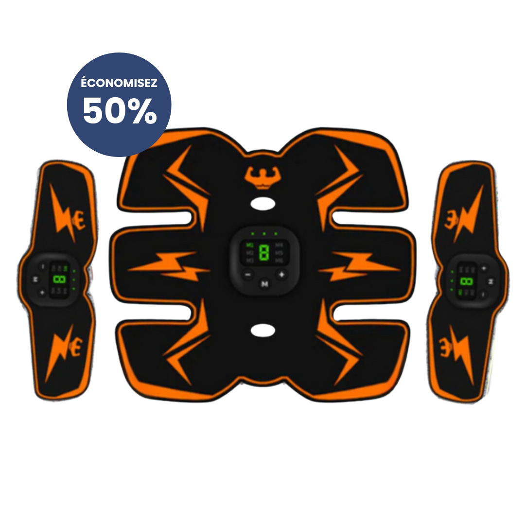 ÉlectroTonus™ | Sculpteur de Silhouette | Brûlez la graisse abdominale 94 % plus rapidement en seulement 10 jours !